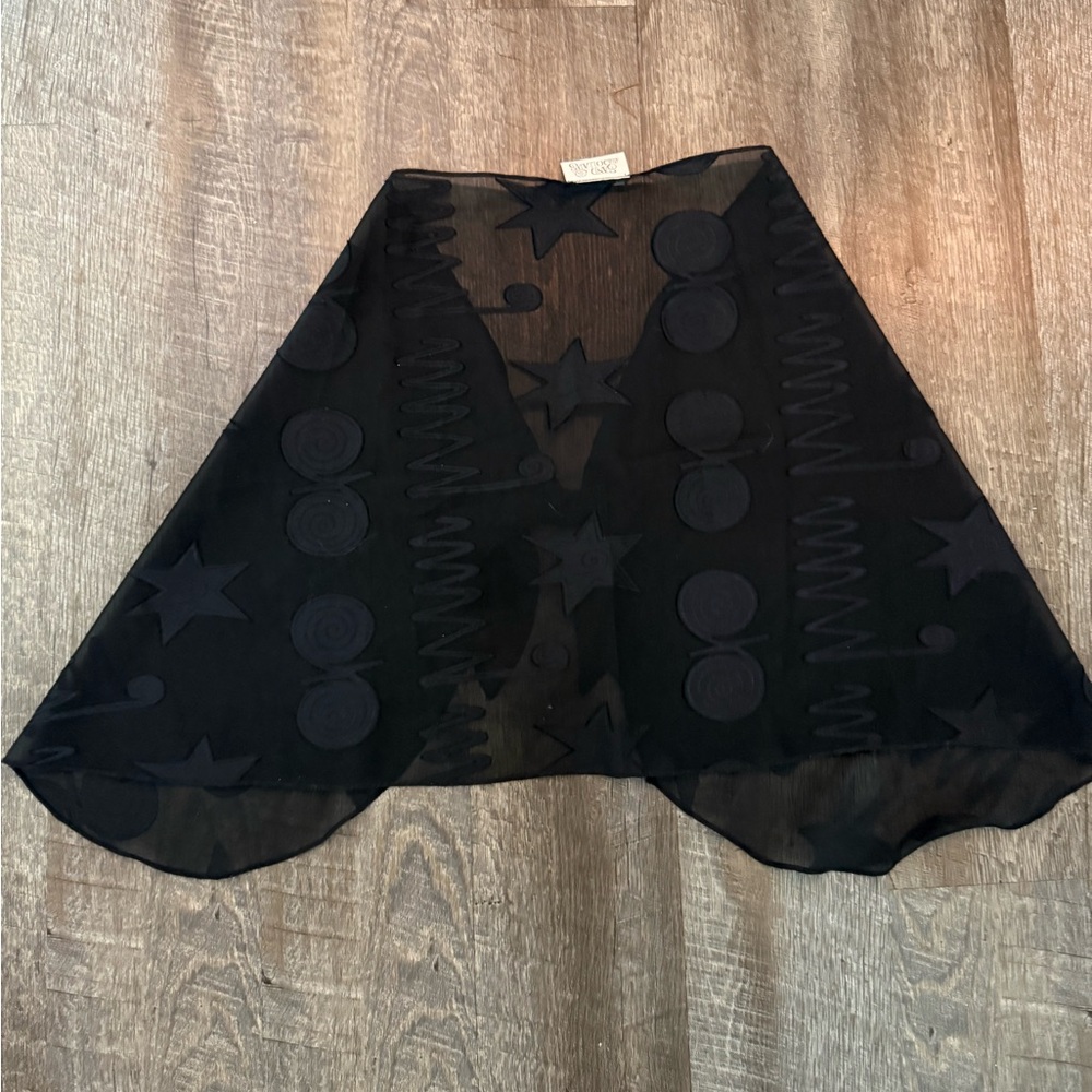 Sand Dollars Black Sarong - Picture 4 of 5